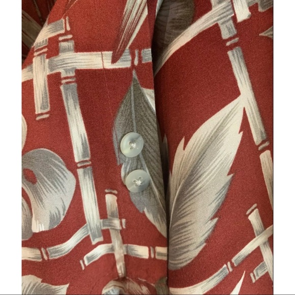 Pierre Cardin Vintage Hawaiian Camp Shirt Sz M - Picture 6 of 9